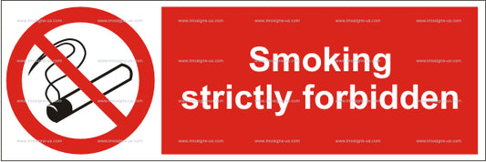 Smoking Strictly Forbidden Sign (5.003.1)
