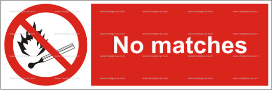 No Matches Sign (5.001.1)