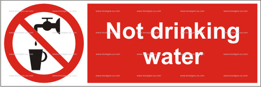 Not Drinking Water Sign (5.008.2)