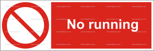 No Running Sign (5.022.1)