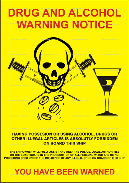 Drugs and Alcohol Poster (9.046)