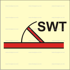 A Class Semi-watertight Fire Door Symbol (3.094)
