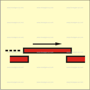 A Class Sliding Fire Door Self-closing Symbol (3.067)