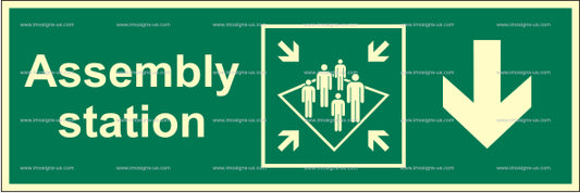 Assembly Station Down Right Sign (2.049.2)