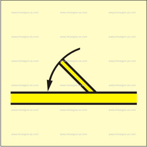 B Class Self-closing Fire Door Left Symbol (3.070.2)