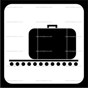 Baggage Claim Sign (12.007)