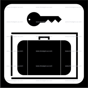 Baggage Lockers Sign (12.010)