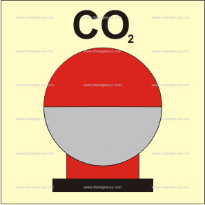 CO2 Bottles in Protected Area Symbol (3.160)