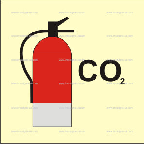 CO2 Fire Extinguisher Symbol (3.173)