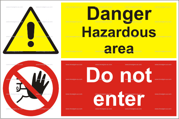 Danger Hazardous Area Sign (15.015)