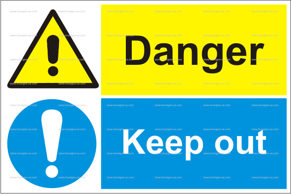 Danger Keep Out Sign (15.022)