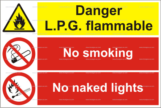 Danger No Smoking Sign (15.028)