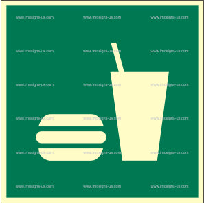 Eating and Drinking Area Sign (2.057)