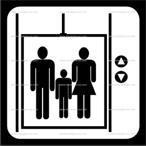 Elevators Sign (12.076)