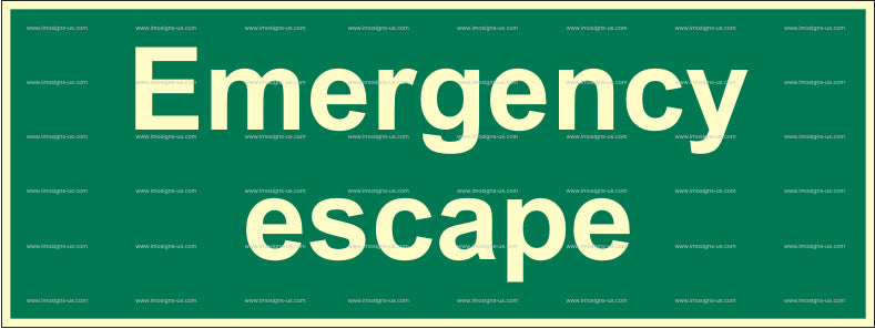 Emergency Escape Sign (2.065)