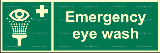 Emergency Eye Wash Sign (2.068)