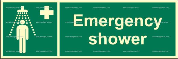 Emergency Shower Sign (2.072)