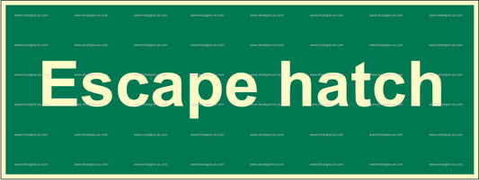 Escape Hatch Sign (2.051)