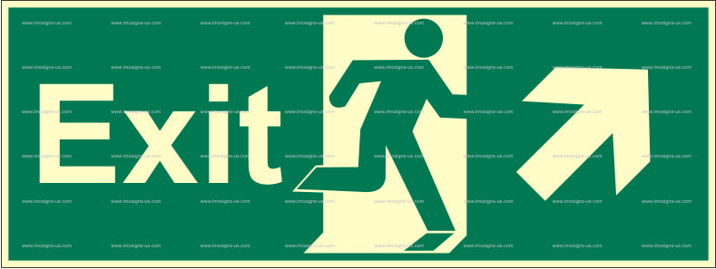 Exit Diagonally Up Right Sign (2.100.4)