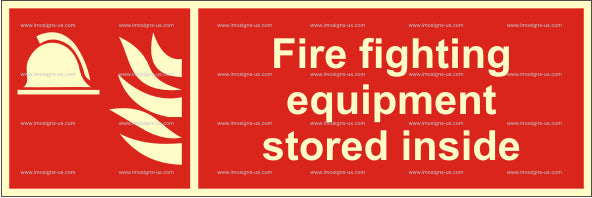 Fire Fighting Equipment Stored Inside Sign (3.082.5)