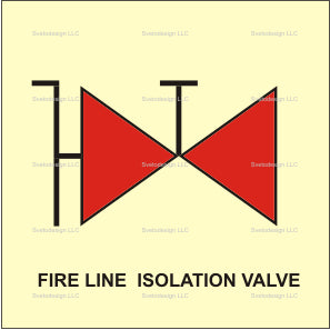 Fire Line Isolating Valve Symbol (3.031.1 )