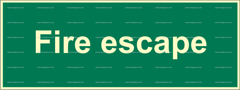 Fire Escape Sign (2.056)