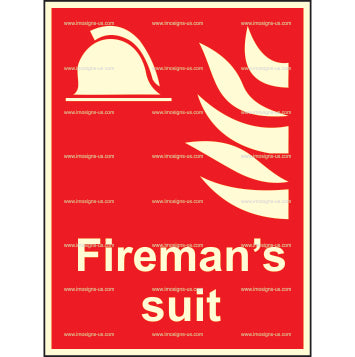 Fireman's Suit Sign (3.082.16)