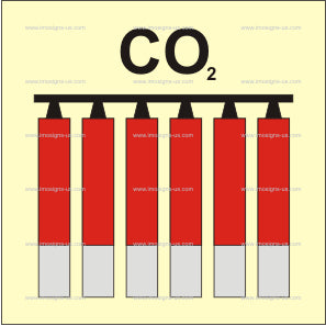 Fixed CO2 Fire Extinguishing Battery Symbol (3.152)
