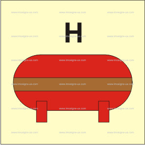 Fixed Halon Equivalent Extinguishing Installation Symbol (3.150)