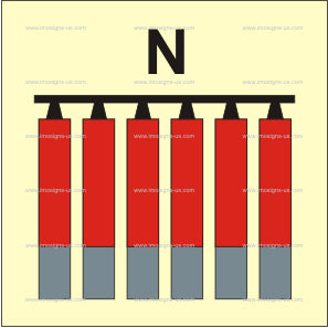 Fixed Nitrogen Fire Extinguishing Battery Symbol (3.153)