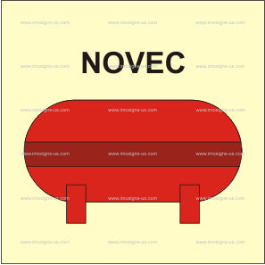 Fixed Novec Extinguisher Installation Symbol (3.195)