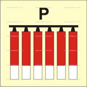 Fixed Powder Fire Extinguishing Battery Symbol (3.156)