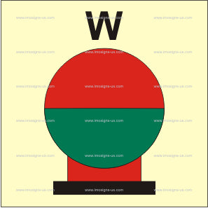 Fixed Water Fire Extinguishing Bottle Symbol (3.163)