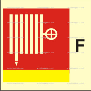 Foam Fire Hose and Nozzle Symbol (3.170)