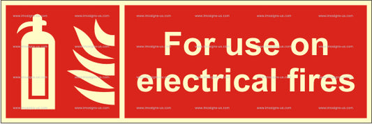 For Use on Electrical Fires Sign (3.081.3)