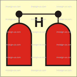 Halon release station Symbol (3.019)