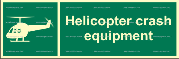 Helicopter Crash Equipment Sign (2.077.4)
