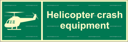 Helicopter Crash Equipment Sign (2.077.4)
