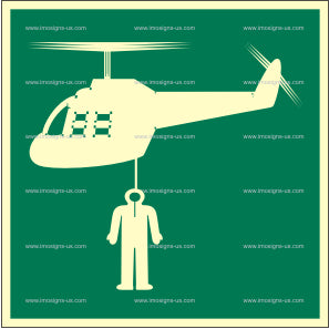 Helicopter Pick-up Area Sign (2.077.5)