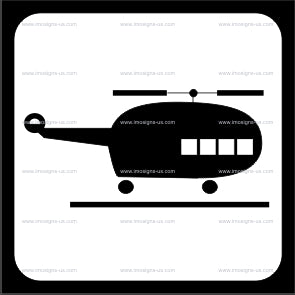 Helicopters Sign (12.027)