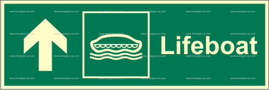Lifeboat Up Left Sign (2.048.10)
