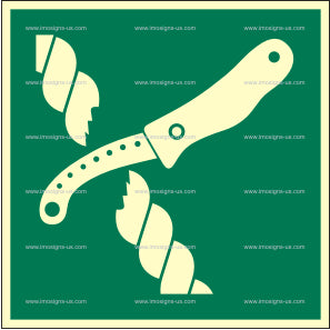 Liferaft Knife Symbol (2.121)