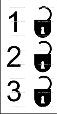 Lock Status Sign (12.040)