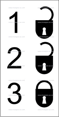 Lock Status Sign (12.041)