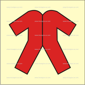 Locker With Additional Protective Clothing Symbol (3.049)