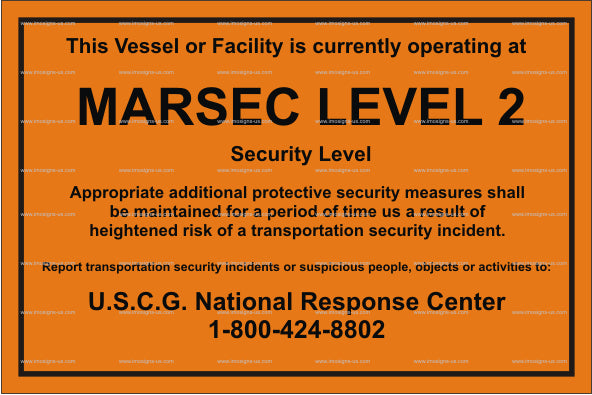 Marsec Level 2 Sign (12.068)