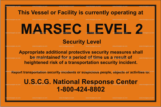 Marsec Level 2 Sign (12.068)
