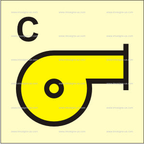 Mechanical Ventilation Fan for Cargo Space Symbol (3.216)