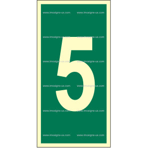 Number 5 Sign (2.027.5)