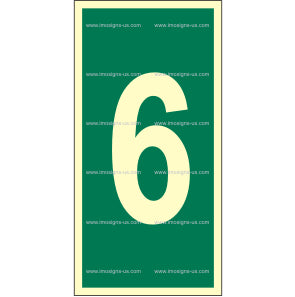 Number 6 Sign (2.027.6)